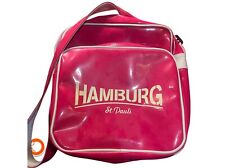 Pinke Hamburg Sporttasche Retro Umhängetasche Handtasche 39cm Kunstleder germany