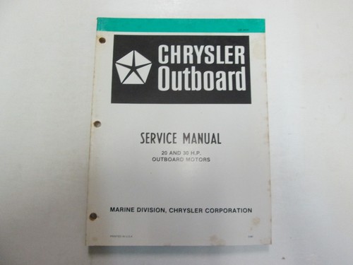 1981 chrysler außenborder - chrysler,