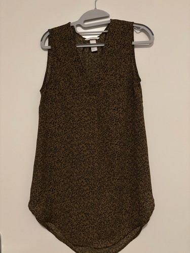 Bluse leopardenmuster s - bluse, gr.