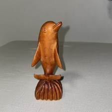 Delphin Delfin Holz 13 cm