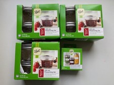 Drei Sets Ball Mason Einmachgläser & ein Set auflösbare Etiketten