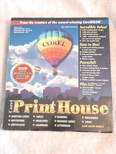 Corel Print House 1996 Big Box