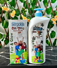 BrandCity Skin Polish Teens and Kiddies Body Milk Lotion + Body Wash 2Pcs Set