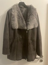 Madeleine Lammfelljacke grau