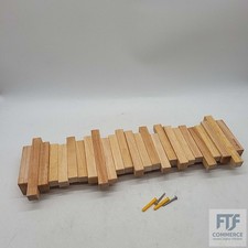 Wandgarderobe aus Holz mit 5 Haken – Hochwertige, natürliche Wandhakenleiste