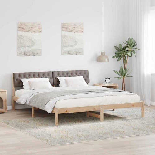 Vidaxl bettgestell braun und - braun,