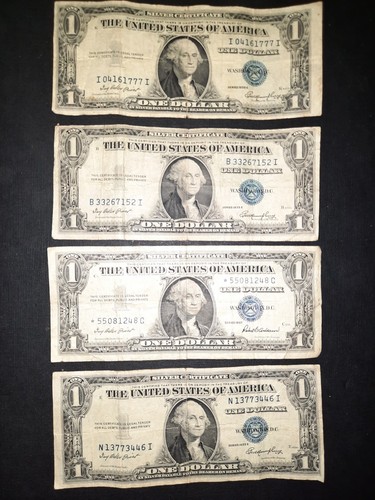 One dollar silver - one,