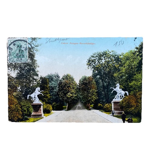 Postkarte stuttgart untere - postkarte,