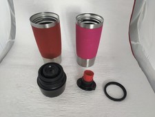 Emsa 2 Thermobecher rot pink Travel Mug 360 ml Isolierbecher