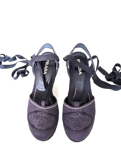 Prada sandalen espadrille - prada, 36