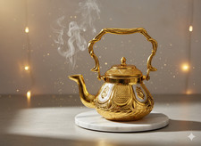 100% Kupfer Teekanne