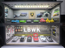 Diorama auto garage - 1/64,