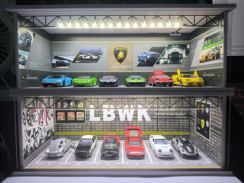 Diorama auto garage - diorama,