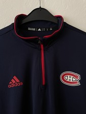 NHL Adidas Zipp Sweatshirt Pullover Trikot Polyester Größe XXL -Neu ohne Etikett