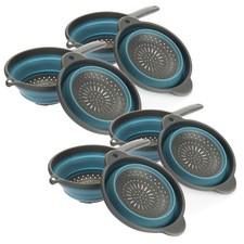 8x Faltbare Küchen-Siebe mit