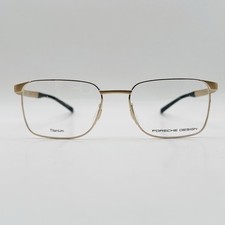 Porsche Brille Herren Damen eckig gold Titanium Mod. P 8333 B NEU