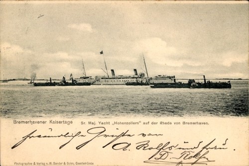 Kaiserliche yacht sms - ak,