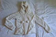 005 Kaputzen Jacke Teddy mit Bommel für Damen / Mädchen Teen Teeny forever Gr. M