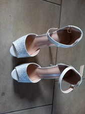 DAMENSCHUHE PARTY PUMPS SCHICKE SANDALEN PLATEAU ELEGANT 37  HIGH HEELS