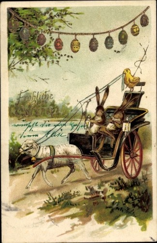 Präge litho glückwunsch - präge,