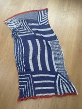 Faliero Sarti Schal Tuch Blau