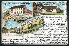 Litho / Lithografie WORMLAGE (Großräschen b Finsterwalde, Senftenberg, Schipkau)