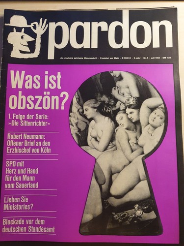 Pardon zeitschrift juli 1964 - pardon,