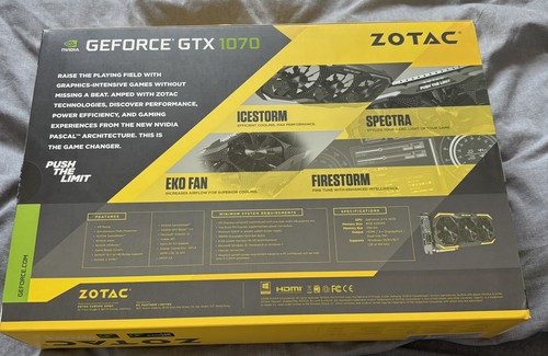 Zotac geforce gtx - zotac, 1070
