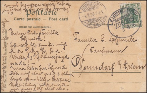 Bahnpost leipzig hof zug - hof, 215