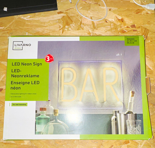 Livarno home led - livarno, led-neonschild