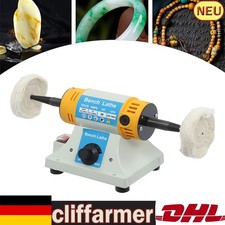 220v Doppelkopf Polierbock Poliermaschine Schleifmaschine Schleifbock Polierset
