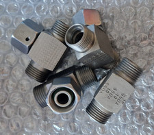 4x VOSS T-Verschraubung Voss01 Hydraulik Pneumatik M18x1,5 metrisch NEU