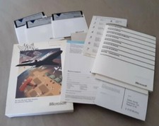 Microsoft Flight Simulator 1988 Alte 5 1/4 Disc Version Sammler neuw. Big Box 