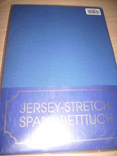 JERSEY-STRECH Spannbetttuch zu POKEMON MANGA ANIME Bettwäschegarnitur BLAU *NEU*