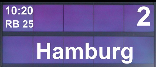 Zugzielanzeiger stück n - db,