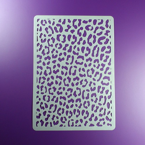 Schablone leoparden fell - schablone,