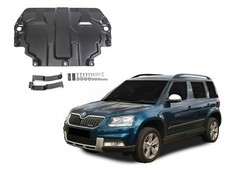 Unterfahrschutz Motor + Getriebeschutz aus Stahl für Skoda Yeti 2009-2017