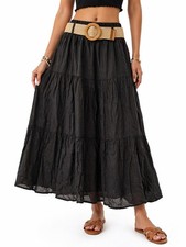 Langer Rock braun Damen