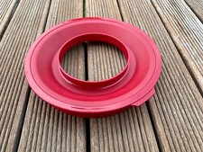 TOP ++ Tupperware Mess-Becher Spritzschutz-Ring Candy rot rund Durchmesser 17 cm