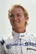 Nico Rosberg signiert F1 Weltmeister Formel 1 Foto original Autogramm Signed (38