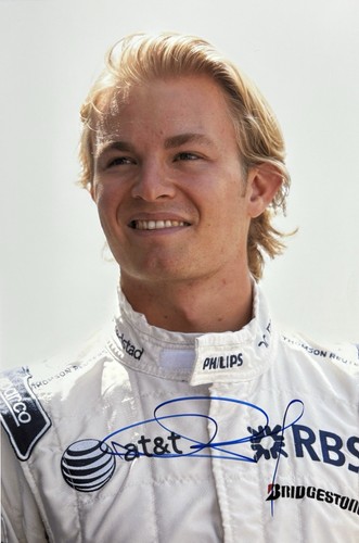 Nico rosberg signiert - rosberg, f1