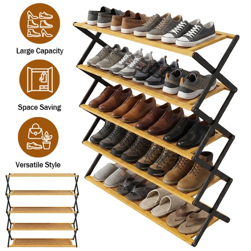 Ebenen schuhregal aus - schuhregal,