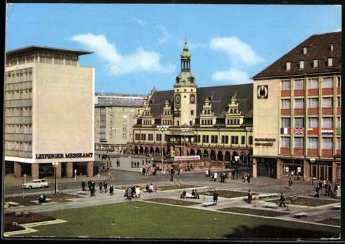 Ansichtskarte leipzig altes - ansichtskarte, leipzig,