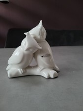 Eulenpaar aus Porzelan