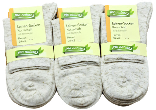 Damen und herren leinensocken - herren,