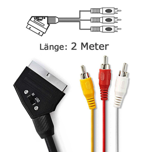 Scart adapterkabel audio - adapterkabel,,