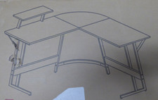 Computertisch Schreibtisch Bürotisch Eckschreibtisch Arbeitstisch SCHWARZ