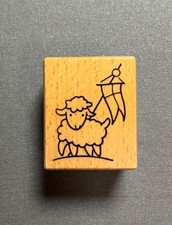 Motivstempel Lamm mit Banner
