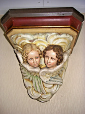 Wandkonsole, alt, selten mit 2 Engeln - Nur Selbstabholer