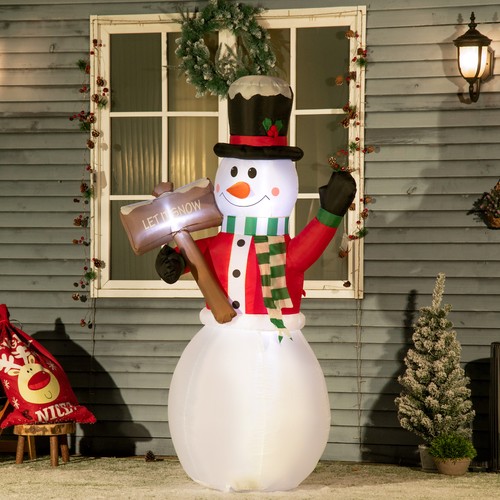 Led schneemann 180cm - led,
